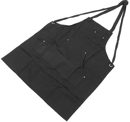 Ghzste Arbeitsschürze, Multifunktionale, Verstellbare Arbeitsschürze aus Segeltuch mit Taschen Tischler, Elektriker, Koch, Friseur