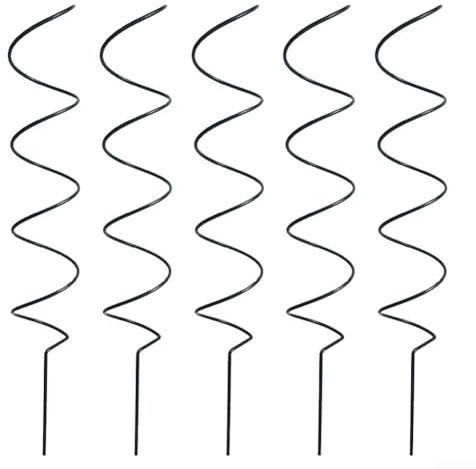 Eawfgtuw Spiral-Tomatenpfähle, Tomatenspiralpfähle, Kletterpflanzenstützen, passend für Tomatenpflanzen, Klettergemüse, Gurken, Bohnen, Blumen Superior (B)