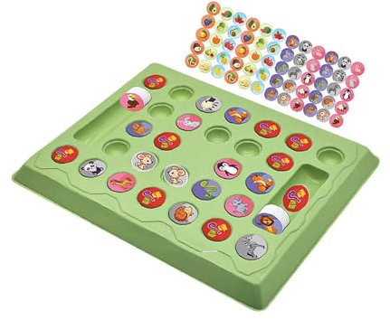 FANGZ Passendes Spiel für Kinder, passende Spielkarten | Obst- und Tier-Kombinationsspiel zum Aufbau von Fähigkeiten - Pädagogisch, Kinder, Spielen Karten, Mit, A, Glocke, Für, Kinder, Und, Familien,