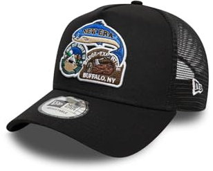 New Era NE Outdoor Patch Trucker Adjustable Cap NE Buffalo Schwarz, Size:OneSize