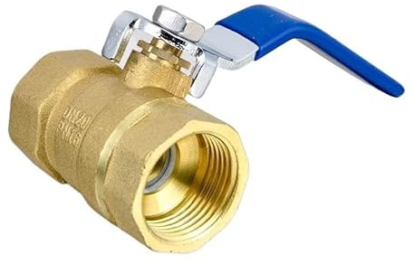 CHAOUYYZ Messing-Kugelhahn Mit Gewinde, 1/2 Zoll, 3/4 Zoll, 1 Zoll, 2 Zoll, Mit Hebelgriff, Kupfer-Sanitärhahn/3