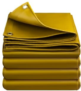 Bache Protection Sol, Bache Impermeable, Revêtement en PVC, Matériau en Toile, Résistante aux UV, Bâche Polyvalente for Voiture, Bateau, Camping, Tas de Bois de Chauffage
