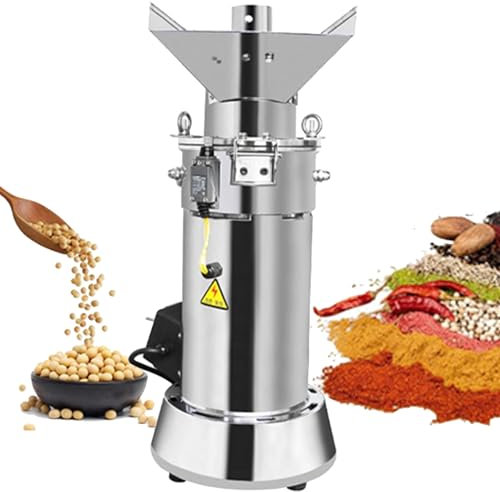 Molinillo Seco, Molinillo De Granos EléCtrico, Molinillo De MaíZ Comercial Puede Triturar RáPidamente Todo Tipo De Alimentos Deshidratados, Arroz, MaíZ, SéSamo, Soja,Sixhammers+bottom