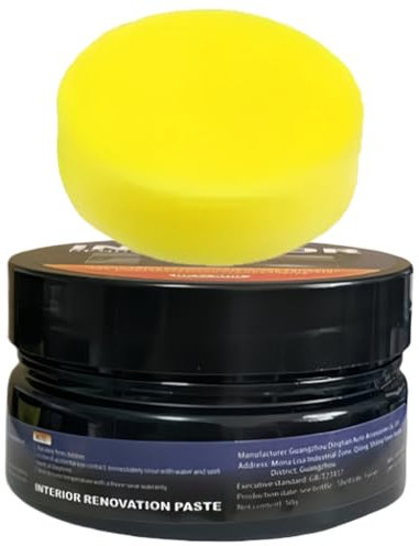 Polish pour intérieur et tableau de bord de voiture – Nettoyant et polish de haute qualité pour intérieurs, tableaux de bord, cuir et vinyle | Brillance longue durée, protection contre la saleté, les