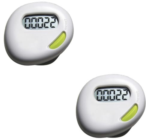 LAPYAPPE 2pièces Compteur De Forme De Cœur Outil De Fitness Léger Et Précis Accessoire De Sport pour Hommes Et Femmes pour Suivre Vos Activités De Marche Course
