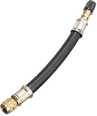 Extensión de la válvula de neumática Válvula de goma flexible Extensadores del vástago del vástago Boquilla infladora del neumático para motocicletas RV y scooter 4 pulgadas