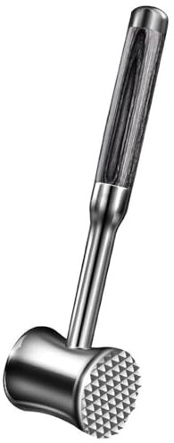 AD-BCrbgen Ablandador de Carne Premium, Martillo for Carne, Herramienta de Cocina de Acero Inoxidable, mazo ablandador de Calidad de Restaurante for Carne de Res, Filete y Pollo.