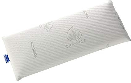 Todocama - Almohada viscoelástica, 150 cm núcleo Compacto. Doble Funda con Cremallera. Tejido Aloe Vera. Termorregulable adaptabilidad al Cuello.