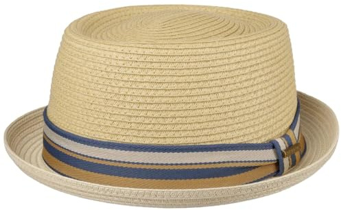 Stetson Licano Pork Pie Strohhut UV-Schutz 40 Damen und Herren Frühling Sommer