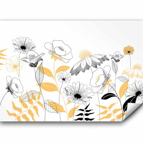 murando - Papier Peint Panoramique Intissé Salon, Nature, 350x256 cm | Fabrication EU, Tapisserie Murales Papier Peint, Revêtement Mural, Papiers Peints, Grand Poster Mural, Nature, Décoration