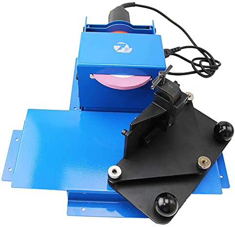 LeTkingok Schleifmaschine Für Schlittschuhe, Schleifmaschine Für Eiskunstlaufschuhe, Schleifmaschine Für Eishockey Mit Geschwindigkeitsregulierung, 220 V