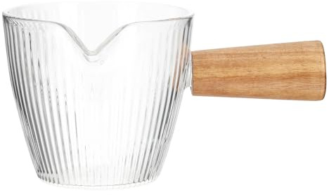 SHERCHPRY Household Milk Pitcher Hammer Pattern Multi-Function Creamer Pitcher Convenient Milk Cup for Coffee Tea Juice Home Kitchen Restaurants and Hotels 1 X