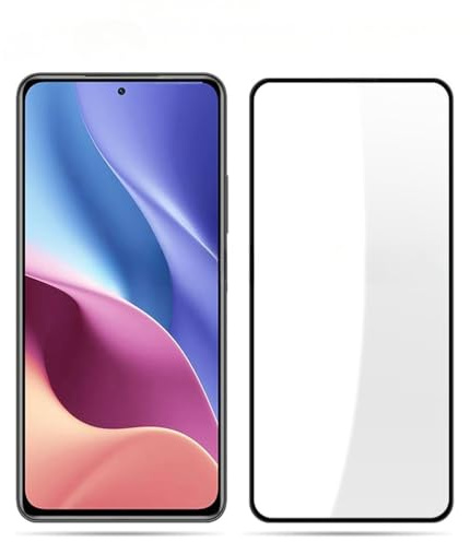 Kepuch 2 Paquetes Vidrio Templado Protector de Pantalla para Xiaomi 11i, 11X Pro, Redmi K40, K40 Pro, Poco F3