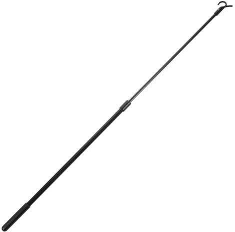 MAGICLULU Retractable Adjustable Curtain Pull Rod 14.76 Inch Aluminum Drapery Wand for Window Blinds and Vertical Curtains
