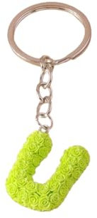 ARFUKA Schlüsselanhänger Buchstabe U Anhänger Autoschlüsselanhänger Taschenanhänger Schlüsselringe Alphabet Schlüsselbund Keychain für Geburtstag Weihnachten Valentinstag Feiertag Geschenk