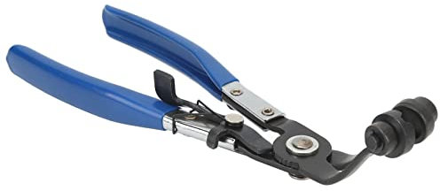 Pince Ergonomique pour Colliers de Serrage Coudés à 45 Degrés avec Joint I-slip, Outil pour Bande Plate, Colliers de Serrage pour Tuyaux plats. Idéal pour le Bricolage, la