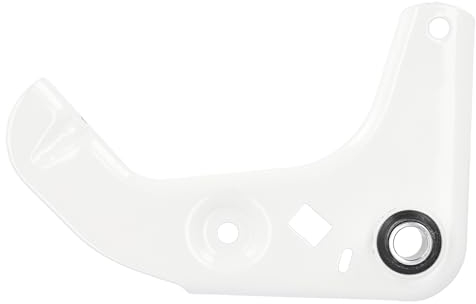 Motorlager links, grundiert + Weiß beschichtet, mit Gummibuchse und Bremslichtschalteraufnahme - Simson S50, S51, S70, S53, S83
