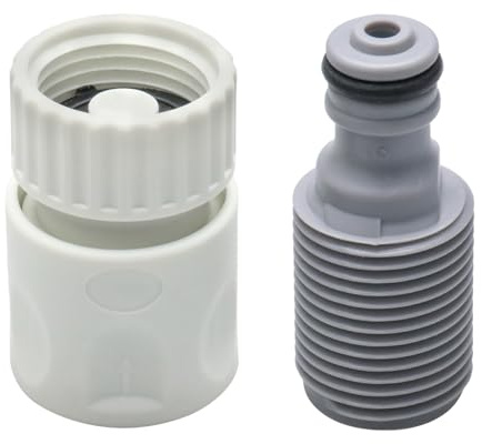 Brass Hunter Outboard Motor Quick Connect Flush Kit | Compatible with Mercury, Mariner, Yamaha and Suzuki Outboard Engines White