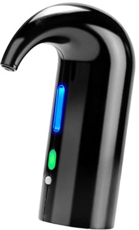 FLCPJGV Decanter per vino elettrico Dispenser per decanter per whisky Bar regalo per adulti Decanter per vino rosso per la celebrazione della sala da pranzo, Nero