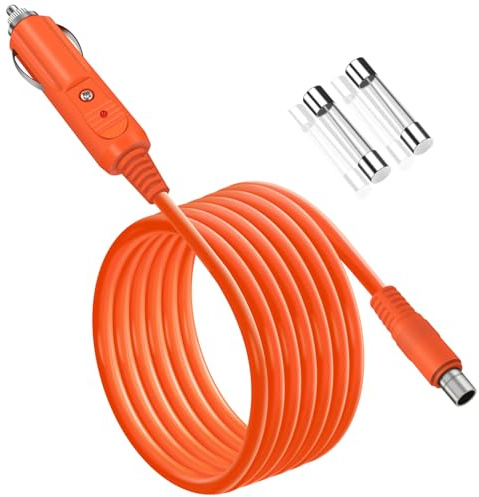 YEZriler 14AWG Car Charging Cable for Jackery Portable Power Station Explorer 3000 Pro 2000 Plus 2000 Pro 2000 v2 2000 1500 Pro 1500 1000 Pro 1000 v2 1000 - DC8020 Plug 2M/6.6FT
