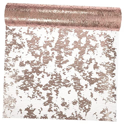 Cabilock 1stück Metallic Tischläufer Für Hochzeiten Und Feierlichkeiten Design Vielseitig Einsetzbar Für Tischdekoration Und Bastelprojekte