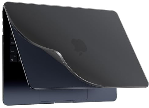 BlueSwan für MacBook Air M5 15 Zoll Hülle M4 M3 M2 Flexibel Matt Schwarz | PP Materialien,Bruchsichere,Anti-Fingerabdruck,Hülle Kompatibel mit Mac Book Air 15 A3448 A3241 A3114 A2941 2026-2022