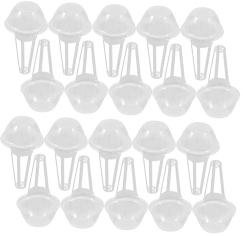 HIAKDOFT 30ensembles Accessoires Hydroponiques avec Couvercles Isolants Transparents pour Germination De Plantes Intérieur Kit De Culture Et Réutilisable