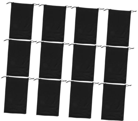 BESPORTBLE 12stücke Schneebrillentasche Weiche Brillentasche Für Damen Und Sonnenbrillen Mit Kordelzug Zum Aufbewahren Und Schützen Aus Mikrofasermaterial
