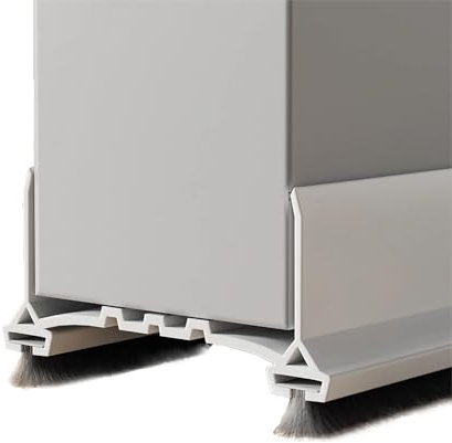 Pilyero Burlete Puerta Entrada, Burletes para Puertas, Protector Puerta Casa, Adecuadas para la Protección contra el Viento en la Parte Inferior del Umbral de la Puerta, 96cm