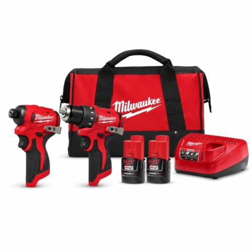 Milwaukee Elektrisch – M12 Subcompact bürstenloses 2-Werkzeug-Kombi-Set
