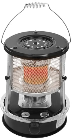 9000BTU Kerosene Heater & Stove, Portable Non Electric Kerosene Heaters, Outdoor Camping Portable Camp Tent Heater (Black)