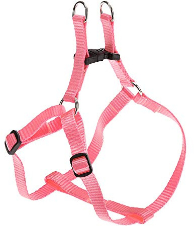 Ferplast Pettorina Cane Taglia Piccola EASY XXS, Pettorina Gatto Regolabile, Facile da Indossare, 28-38 cm. Rosa