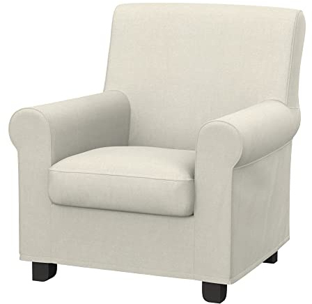Soferia Sesselschoner Kompatibel Mit Gronlid Sessel Sesselbezug Sesselüberzug Sesselhusse Cover Wasserabweisend Fleckschutz Softi Beige