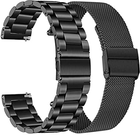 TRUMiRR Kompatibel Mit Galaxy Watch 7/6/5 40mm 44mm Armband - Mesh Gewebte Edelstahl Uhrenarmband Metall für Samsung Galaxy Watch 6 Classic 42mm 46mm