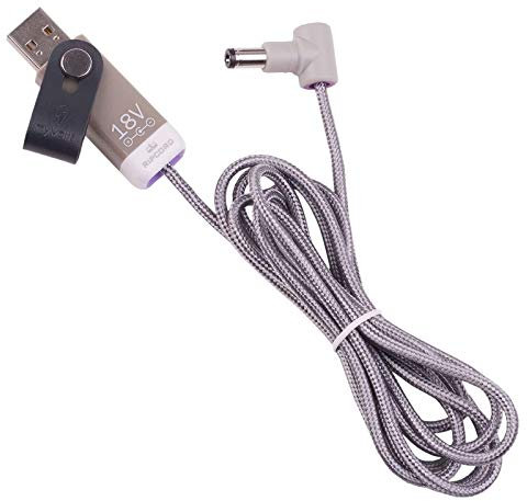myVolts Ripcord Câble d'alimentation USB 18V Compatible avec Black and Decker CDC1800 Chargeur de Perceuse