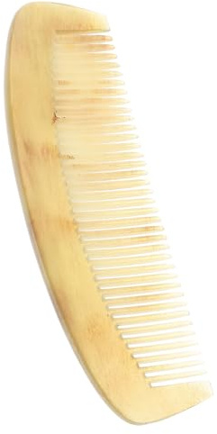 FOMIYES Kamm aus Horn Haar und Bartkamm Antistatisch zum Glätten der Haare Beugt Haarausfall die Handtasche