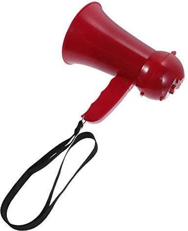 Toddmomy Tragbares Megaphon Mit Batteriebetrieb Leichtes Handgerät Für Erwachsene Ergonomisches Design Mit Aufnahmefunktion Für Sportveranstaltungen Und Hochzeiten