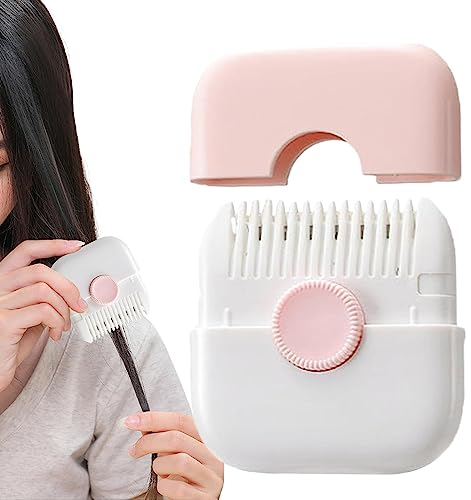 Tondeuse à pointes fourchues 2 en 1 | Extracteur de fourches | Tondeuse à cheveux fourchues | Design double face avec couvercle | Lames interchangeables et réglables