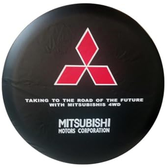 BEROZA Coches Rueda de Repuesto Cubierta, para Mitsubishi Montero 1995-2006 Neumático Bolsa de Almacenamiento Funda Protector,B15in