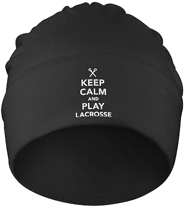 501 Damen Herren Slouchy Beanie Mütze Lacrosse Lustig Beanie Mütze Weich Wintermütze Klassische Strickmütze Für Winter Jungen Mädchen