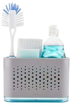 Minky Slimline Sink Tidy, Sink Caddy with Removable Drip Tray, UK Made