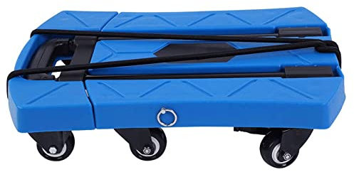 AOKLEY Trolley Carrello Pieghevole a 6 Ruote Carrello Spesa Portatile con Manico telescopico Carrello a Mano Piccolo Portaspesa