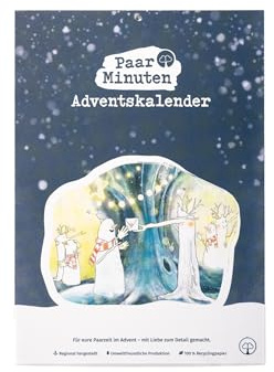 PaarMinuten Adventskalender 2024 – neu von Paarzeit. 24 Erlebnisse, echte Verbundheit für Paare, passt in jeden Alltag, für Gespräche & kleine Aufgaben, Geschenk für Erwachsene (Frauen/Männer/Queer)