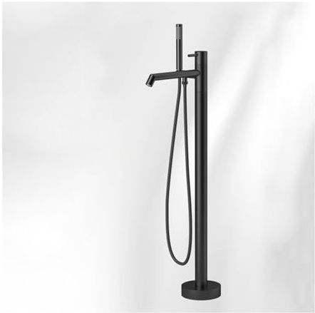 Faucet Freistehende Wannenarmaturen, bodenmontierte Badewannenarmaturen, stehende Duscharmaturen mit hohem Durchfluss und Handbrause-Mischbatterien, freistehende Wanneneinlaufarmaturen, Komplettset