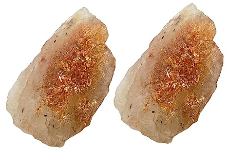 Piedra Siete Chakras 2 Piezas de Piedra Estilo Surtido | Cristales Reales, Uso en Meditación y Yoga, Formato Irregular, para Viaje, Peces y Jarrón Estilo Aleatorio