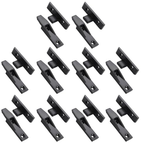 10 ganci a pressione per zoccolo da cucina, clip per mobili, pannelli, armadietti, mensole, fissaggio durevole