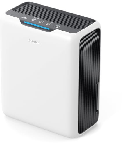 CONOPUPlus Dehumidifier, 3000 ML Dehumidifiers for Home 20㎡, 30 dB Sleep Mode, 6-24H Timer, Winter Auto Defrost, 1.3 kWh, Dehumidifiers for Bedroom, Bathroom, Kitchen, RV