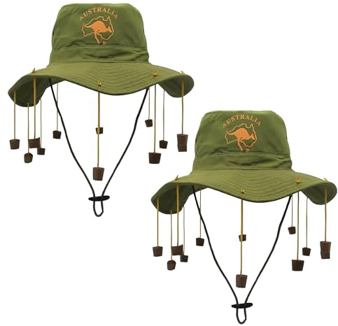 FNA FASHIONS Unisex Australian Corks Hat - Perfect for Parties & Aussie Celebrations