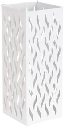 Milageto Contenedor de Almacenamiento de Almacenamiento de Almacenamiento de Paraguas Rectangular, Blanco