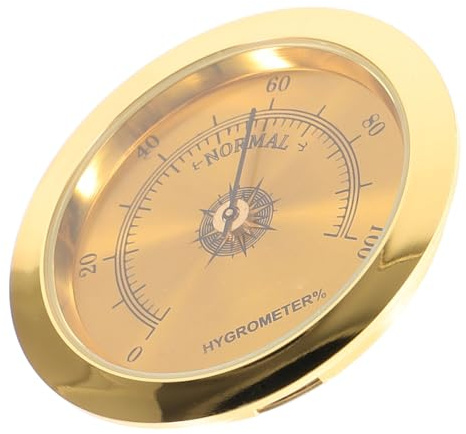 WEKADRIN Guitar with Compact and Lightweight Design Acoustic Hygrometer Moisture Meter Metal Material Simple and Convenient Operation for Instrument Care for Guitar Case